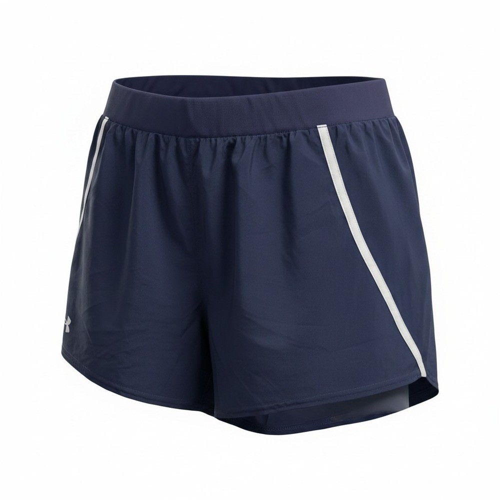 Athletic Shorts Under‎ Armour Medium Womens Navy Blue Excellent HeatGear Running